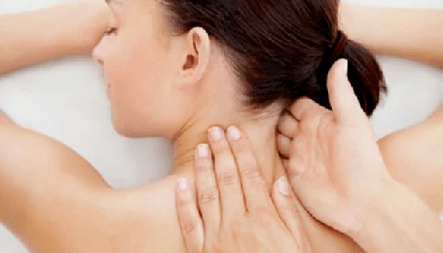 Treatment of cervical joint disease by massage