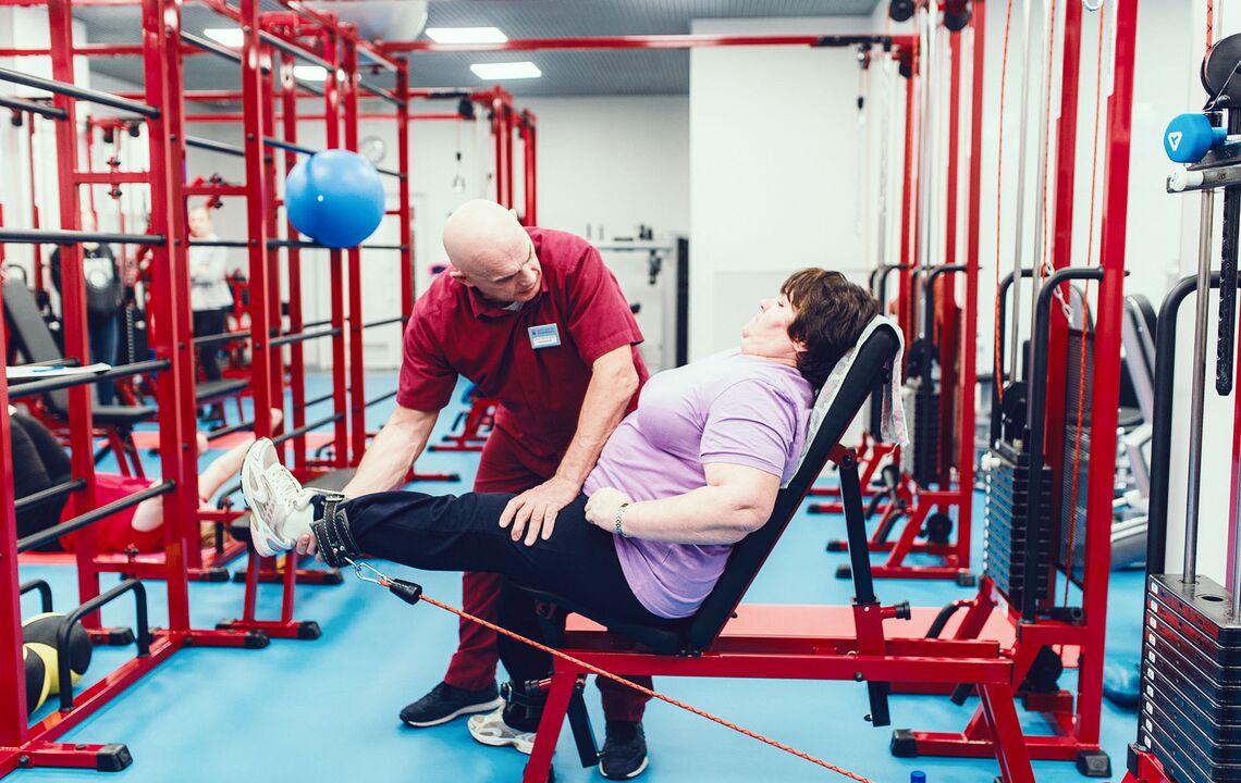 Exercises on a simulator to treat gonorrhea