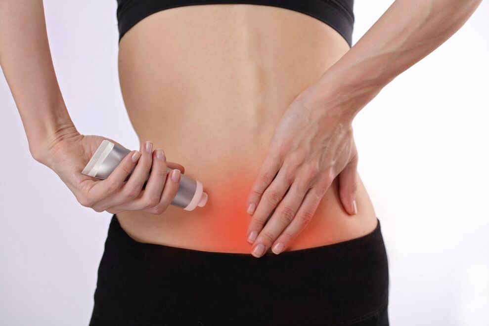 Apply ointment to the lower back to treat osteonecrosis