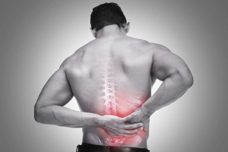 back pain with osteonecrosis