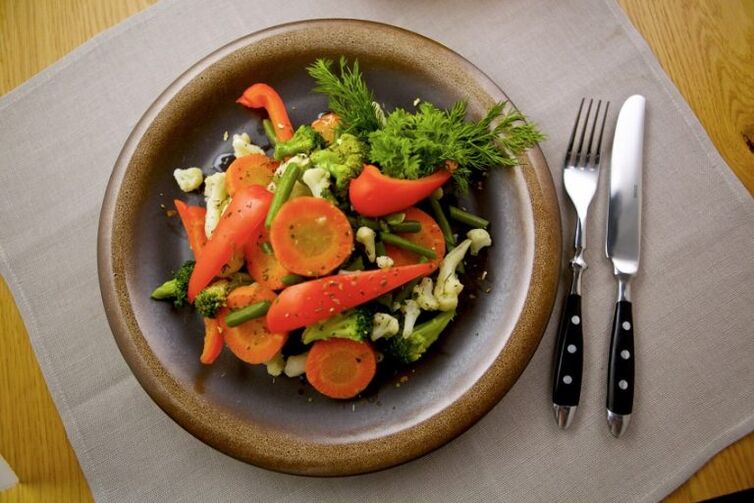 vegetable salad for osteonecrosis