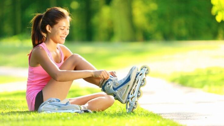 Rollerblading to prevent joint disease