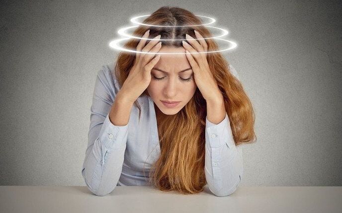 Dizziness is a common symptom of fibroids in women. 