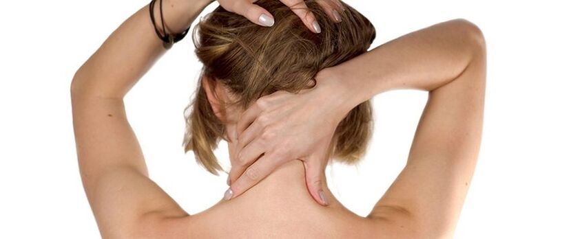 Self-massage the cervical spine when having osteonecrosis